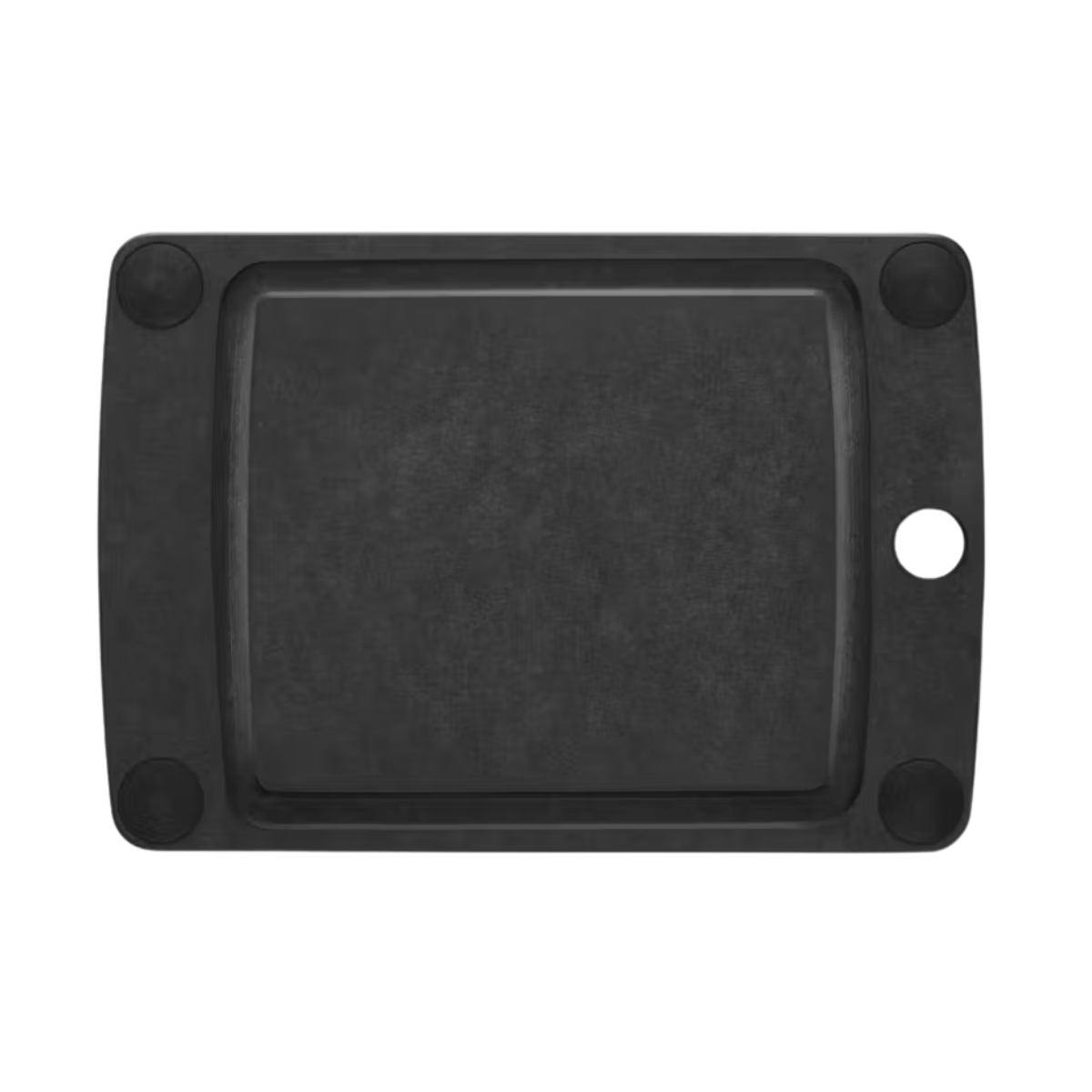 Tabla de Corte Allinone de Madera Color Negra 25 x 18 cm
